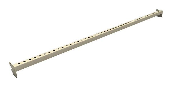 Tubo transversal Lozier de 1 pulg. x 48 pulg., platino (paquete de 2)
