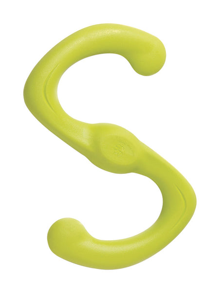 Juguete de goma sintética para perros West Paw Zogoflex Green Bumi, tamaño grande