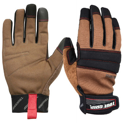 Hi-Dexterity Work Gloves, Duck Canvas, Men's Medium