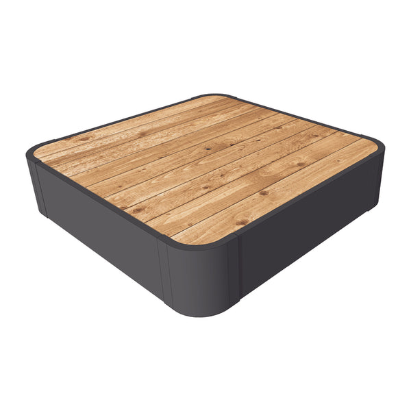 Retail First 36 in. H x 36 in. W x 8 in. L Assorted Platform Base Metal/Wood