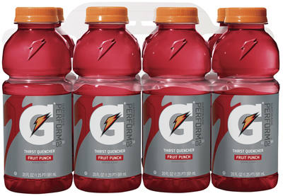 Bebida refrescante para saciar la sed, ponche de frutas, 20 oz, paquete de 8 (paquete de 3)