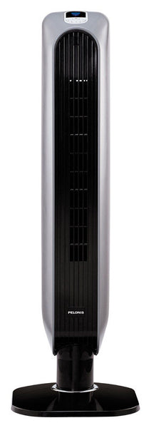Ventilador de torre Pelonis FZ10-9LR de 36" y 3 velocidades, color negro, con control remoto