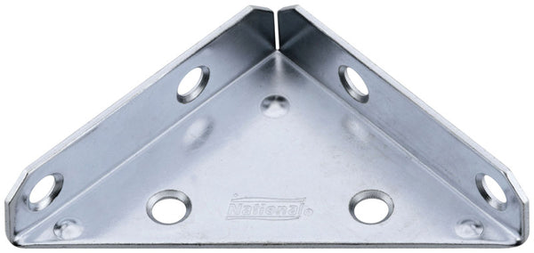 National Hardware 3 in. H X .95 in. W Steel Inside Corner Brace