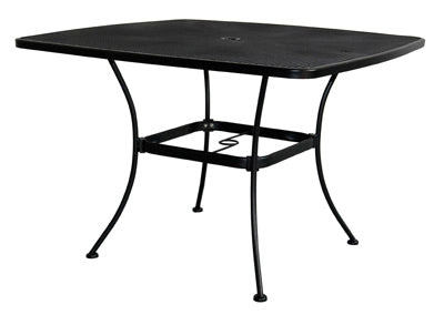 Mesa de comedor para patio Uptown, malla de acero, 42 pulgadas cuadradas