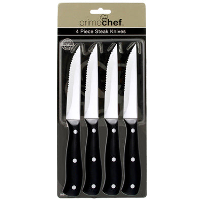Juego de cuchillos para carne, 4 piezas.