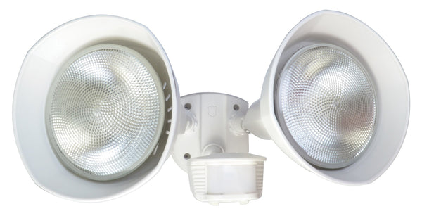 Designers Edge L6002wh White Twin Head Flood Light