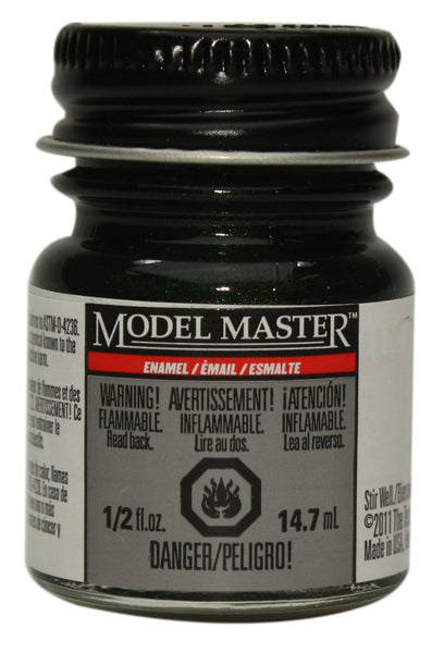 Pintura esmaltada para autos Model Master Testor'S 2716 de 1/2 oz, color verde británico metálico brillante (paquete de 12)
