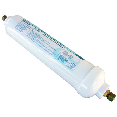 Filtro de horno para máquina de hielo de carbón en línea, accesorios de compresión de 1/4 pulg. de diámetro exterior, 10 pulg.