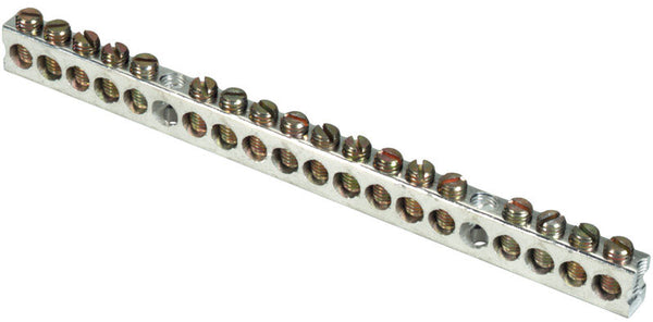 Kit de barra de tierra de montaje combinado Square D de 200 amperios, 120/240 V, 15 espacios y 18 circuitos