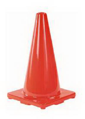 Cono de seguridad naranja de 28 pulgadas