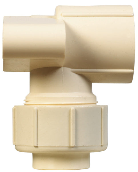 Genova 1/2 in. PEX x 1/2 in. Dia. FIP CPVC Wing Elbow