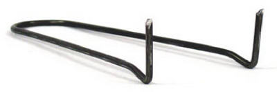 1/2 x 6-Inch Wire Pipe Hook Plain Steel (Pack of 50)