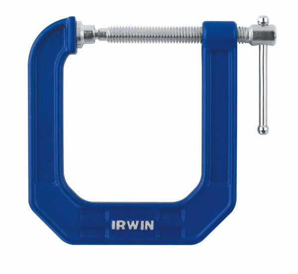 Irwin Quick-Grip 2 in. x 3-1/2 in. D Deep Throat C-Clamp 1 pc.