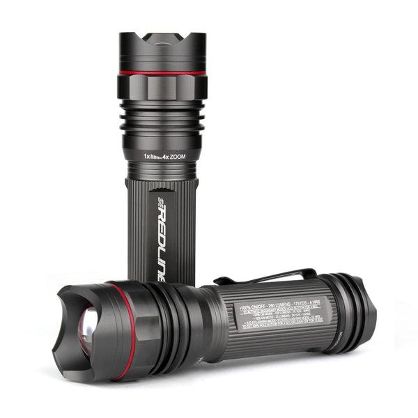 Nebo SE Redline 250 lumens Black LED Flashlight AAA Battery (Pack of 14)