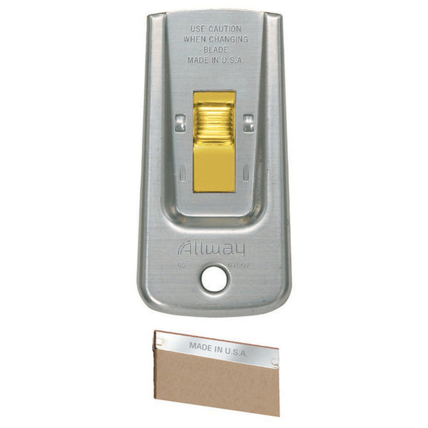 Allway 3/4 in. W Steel Retractable Glass Scraper (Pack of 10)