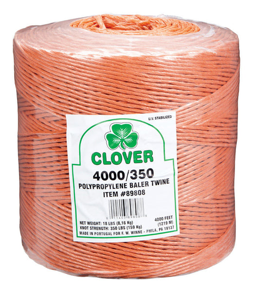 Clover Orange Poly 350 lbs. Load Limit Twine 4000 L ft.