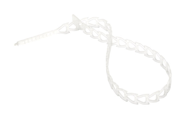 Gardner Bender 12 in. L White Flexstrap 12 pk