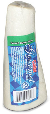 Dog Treats, Peanut Butter Stuffed Bone, 5-6-In.