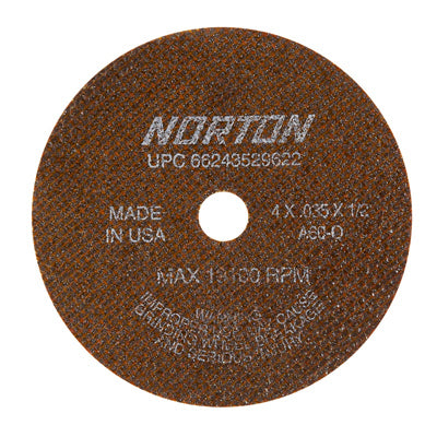 Cut-Off Wheel, 4 x .035 x 1/2-In.