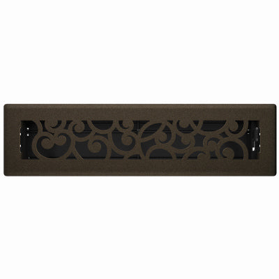 Signature Series Floor Register, Bronze Age Wonderland, Steel, 2-1/4 x 12-In.