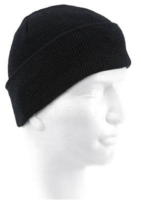 Gorra de reloj, acrílico negro, talla única