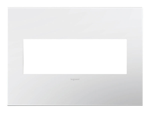 Legrand Adorne White 3 gang Thermoplastic Nylon GFCI/Rocker Wall Plate 1 pk
