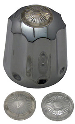 Manija de ducha Gerber, con brocha corta, transparente