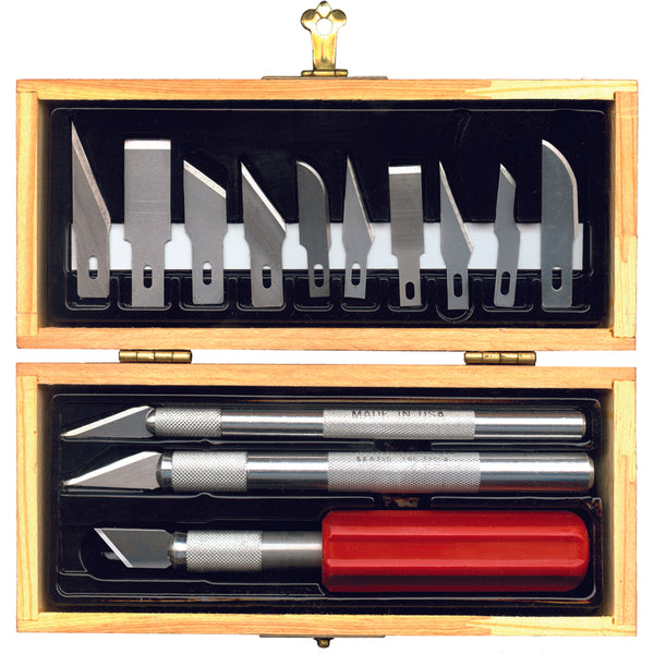 HOBBY KNIFE/BLADE 13PC