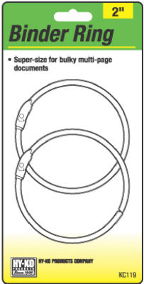 Anillo de carpeta, 2 pulgadas, paquete de 2 (paquete de 5)