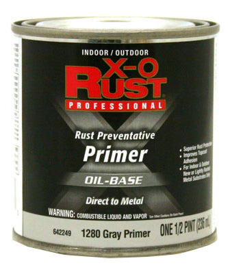 Imprimación para metales, a base de aceite, para interiores y exteriores, gris, 0,5 puntos.