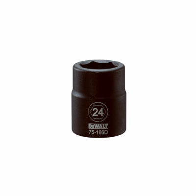 Metric Impact Socket, 6-Point, 3/4-In. Drive, 24mm