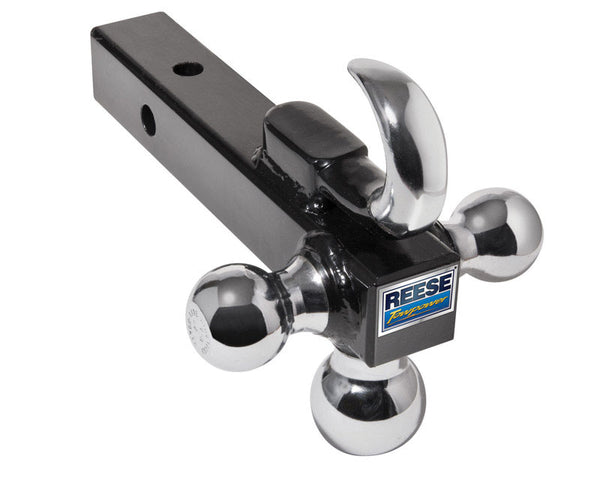 Reese Towpower 10000 lb. cap. 1.88 in. Tri-Ball Mount with Tow Hook