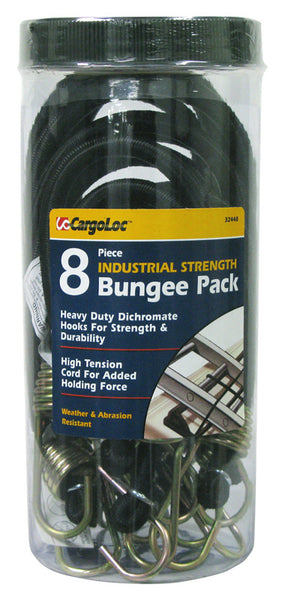 Cargoloc 32448 Industrial Bungee Pack 8 Piece Set