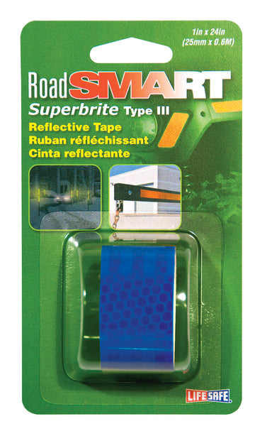 Incom RE185 1 X 24 Blue Super Brite Fluorescent Reflective Tape