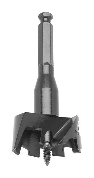 Broca autoalimentada de acero tratado térmicamente de 2-1/8 pulg. x 4-1/2 pulg. de largo de Milwaukee, vástago hexagonal, 1 pieza