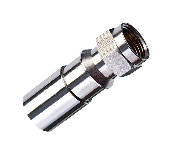 Ideal Cable RG6 Quad Compression Connector 4 pk