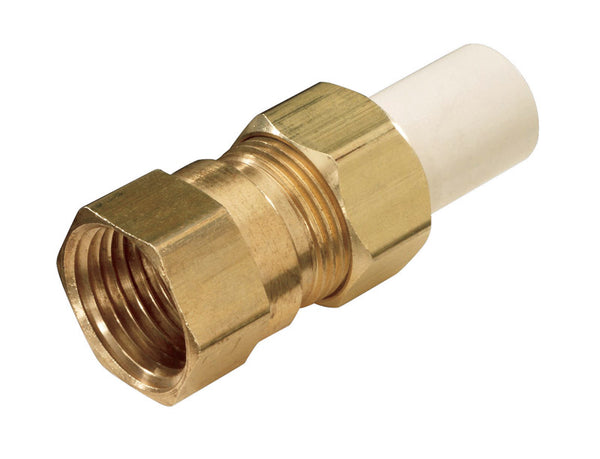 KBI Schedule 40 1/2 in. FPT x 1/2 in. Dia. CTS CPVC/Brass Transition Union
