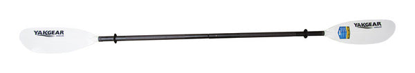 Remo para kayak de nailon blanco YakGear de 2,3 m, paquete de 1