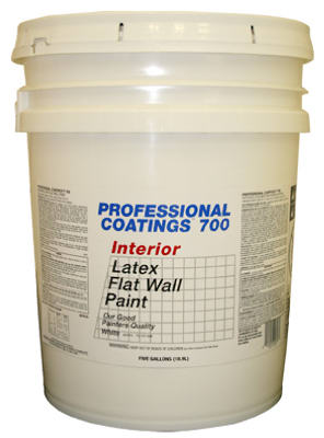 Pintura para interiores de buena calidad, mate, látex, blanca, 5 galones