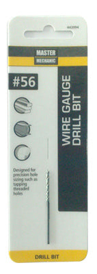 #56 1-3/4-In. Wire Gauge Drill Bit, Black Oxide
