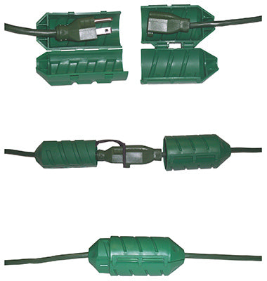 Cable de conexión de alimentación, verde