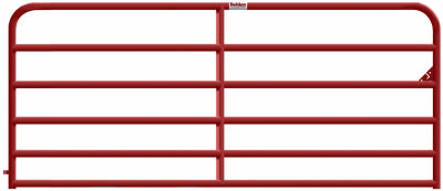 Puerta resistente, 6 rieles, roja, 8 pies.