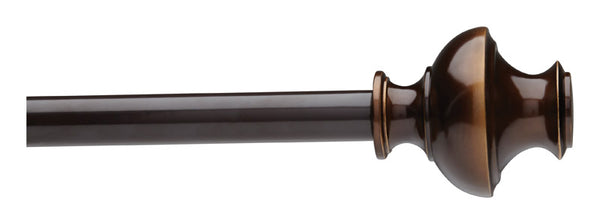Barra de cortina de bronce Umbra de 28 pulgadas de largo x 48 pulgadas de largo