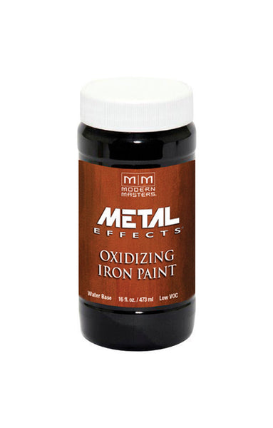 Pintura oxidante a base de agua Modern Masters Metal Effects Iron, 16 oz