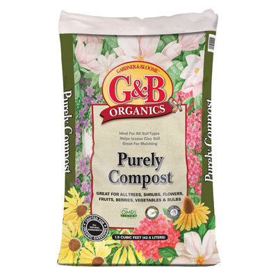 1.5 pies cúbicos de compost puro