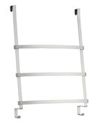 InterDesign 22450 16.87" X 3.75" X 1.04" Silver Metro Over The Shower Door Tow