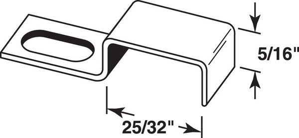Prime-Line Mill Aluminum Stretcher Clip For 5/16 inch 4 pk
