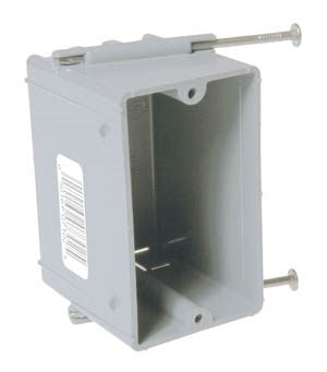 Hubbell Raco 7302rac Single Gang Cable Box With Captive Nails
