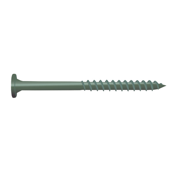 Camo 5 in. L Green Star Flat Head Deck Ledger Screws 10 pk