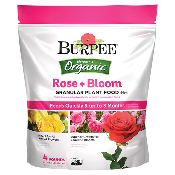 Alimentos para plantas en gránulos orgánicos Burpee, 4 libras